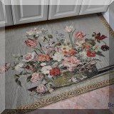 DR03. Needlepoint rug. 36” x 53” 